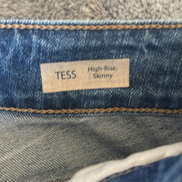 Mavi Tess Embellished High Rise Skinny Jeans in Indigo Pearl Size 29 EUC - Picture 5 of 12